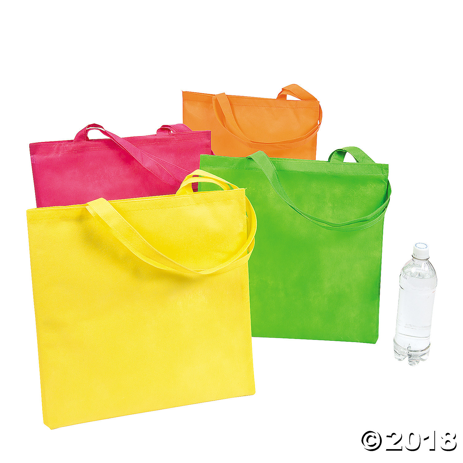 Large Neon Tote Bags - Themed Decorations