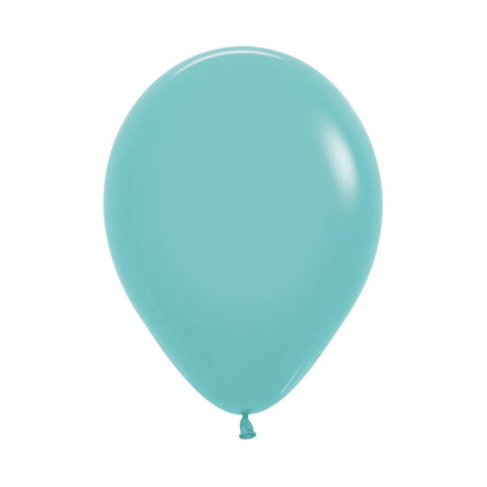 Aquamarine Blue Solid Latex Balloons Pack of 100