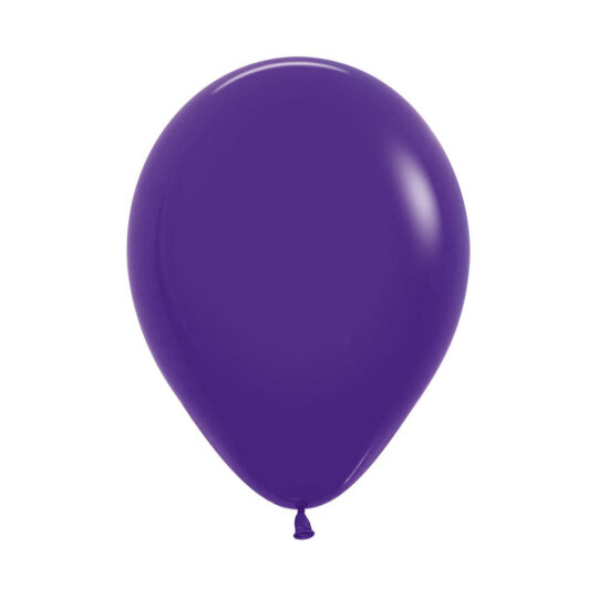 Violet Purple Solid Latex Balloons Pack of 10