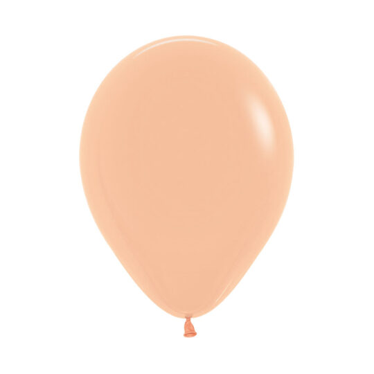 Peach Blush Solid 12.5cm Latex Balloons Pack of 10