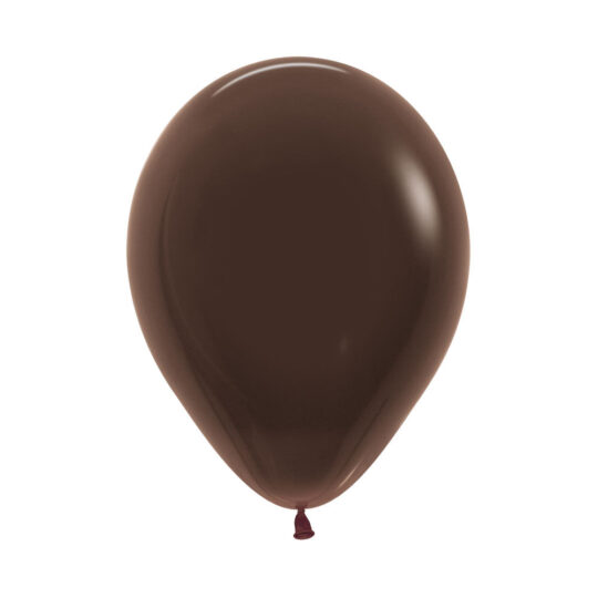 Chocolate Solid Latex Balloons Pack of 100