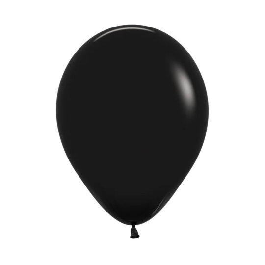 Black Solid Latex Balloons Pack of 100