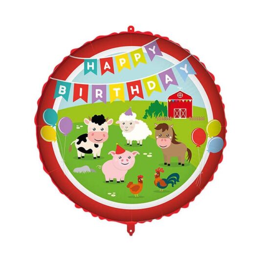 Farm Party 45cm Foil Balloon