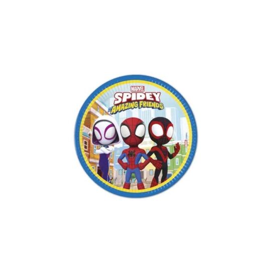 Spiderman & Friends Paper Plates Pack of 8