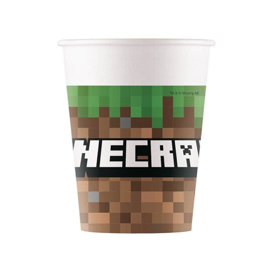 Minecraft Paper Cups Pack of 8