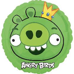 Angry Bird King Pig 45cm Foil Balloon