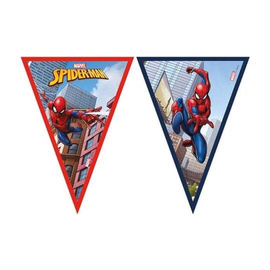 Spiderman Paper Flag Banner