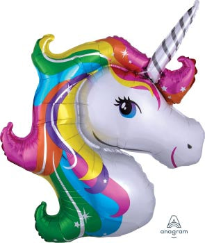 Rainbow Unicorn Supershape Balloon