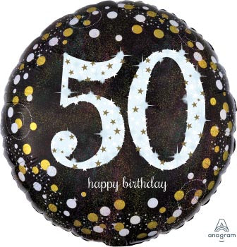 Happy 50th Birthday 45cm Foil Balloon