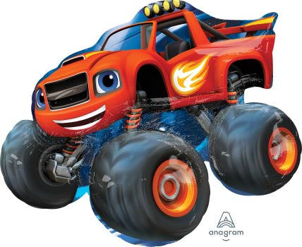 Blaze Monster Truck Supershape Foil Balloon