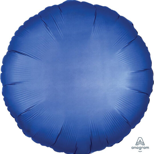 Satin Luxe Azure Circle 45cm Foil Balloon