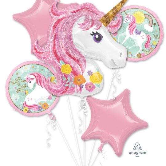 Magical Unicorn Foil Balloon Set