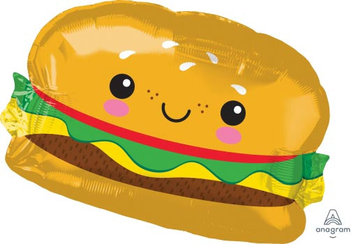 Hamburger Supershape Foil Balloon