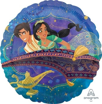 Aladdin & Jasmine 45cm Foil Balloon