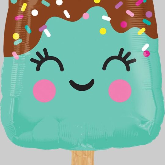 Happy Ice Cream Bar Supershape Foil Balloon