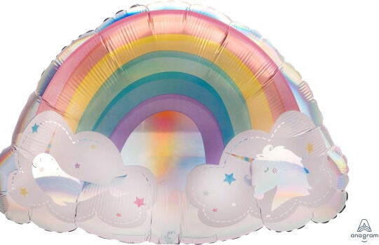 Magical Rainbow Supershape Foil Balloon