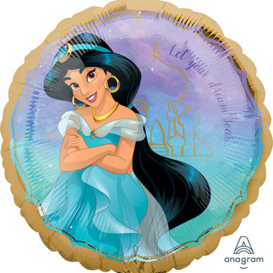 Jasmine Once Upon A Time 45cm Foil Balloon