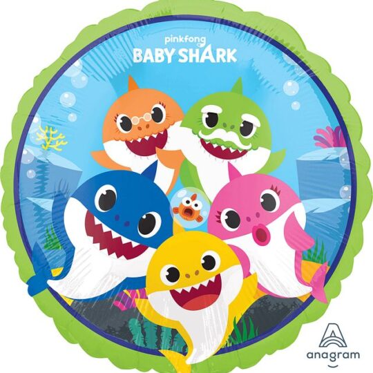 Baby Shark 45cm Foil Balloon