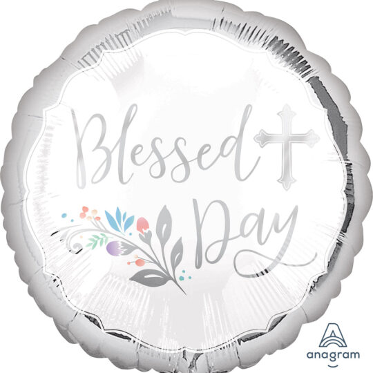 Blessed Day 45cm Foil Balloon