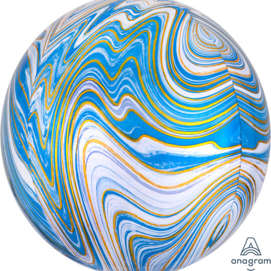 Blue Marble Orb Foil Balloon