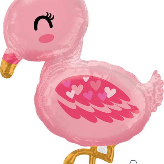 Flamingo Baby Supershape Foil Balloon