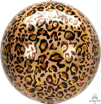 Leopard Orb Foil Balloon