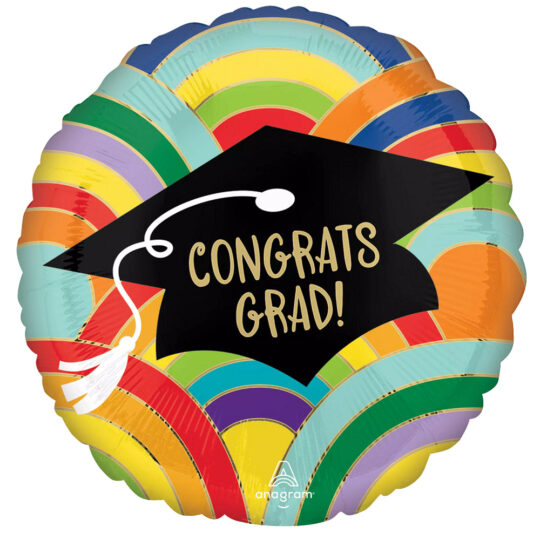 Congrats Grad 45cm Foil Balloon