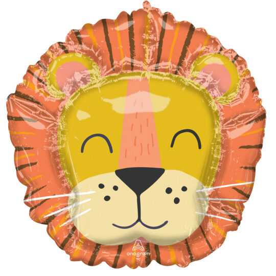 Get Wild Lion Supershape Foil Balloon