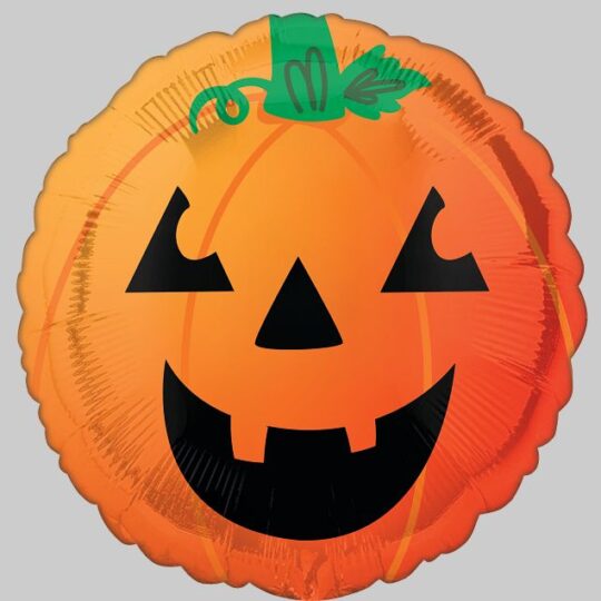 Spooky Pumpkin 45cm Foil Balloon