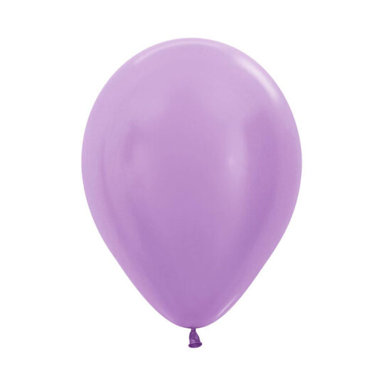 Satin Pearl Lilac Latex Balloons Pack of 100