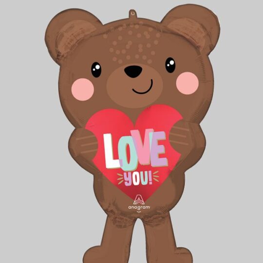 Love Bear Supershape Foil Balloon