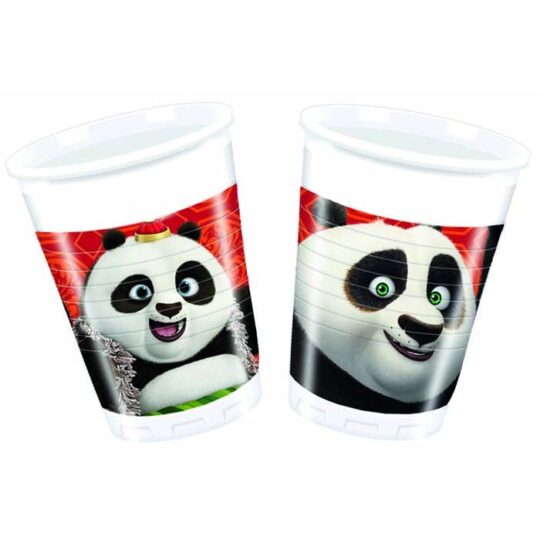 Kung Fu Panda Plastic Cups Pack of 8