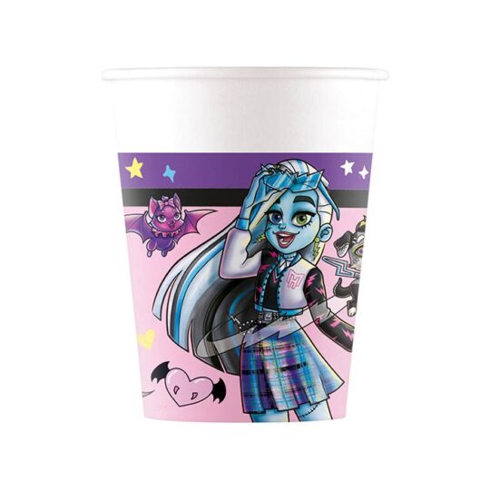 Monster High Paper Cups Pack of 8