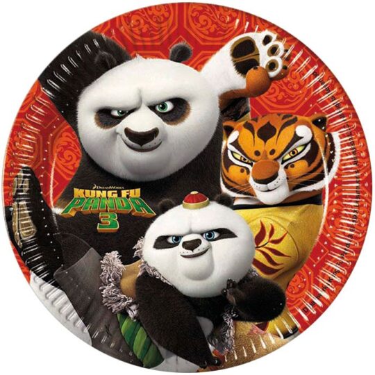 Kung Fu Panda Paper Plates Pack of 8