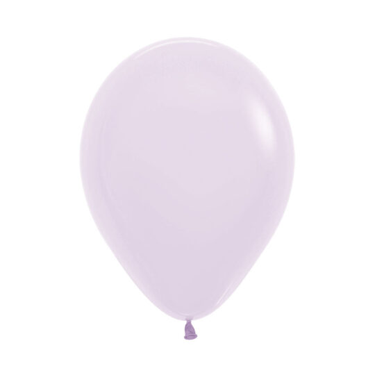 Pastel Lilac Solid Latex Balloons Pack of 100