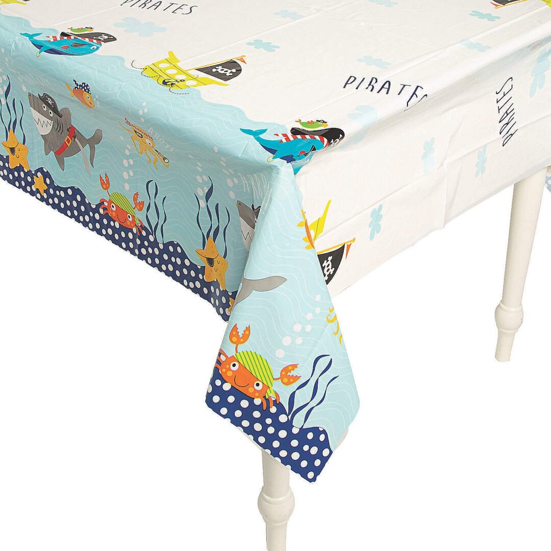 Pirate Animal Plastic Tablecover