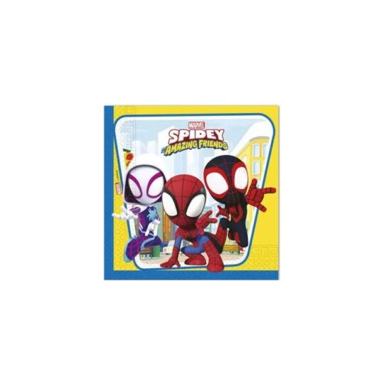 Spiderman & Friends Paper Napkins Pack of 20