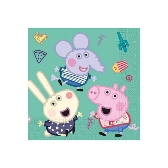 Peppa Pig Paper Napkins Pack of 20