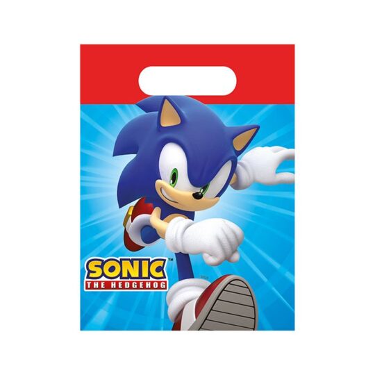 Sonic The Hedgehog Paper Party Bags Pack of 4