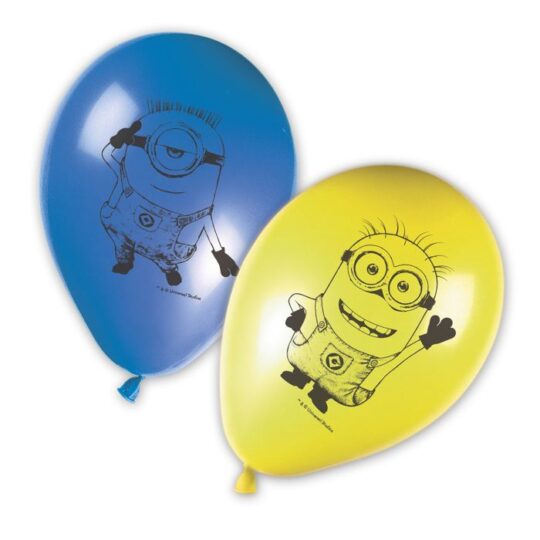 Minion Latex Balloons Pack of 8