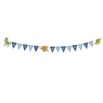 Happy Dinosaur Letter Banner