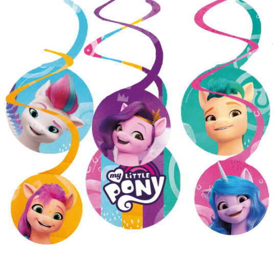 My Little Pony Decoration Swirls Pack of 6