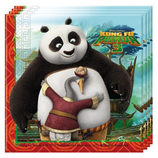 Kung Fu Panda Paper Napkins Pack of 20