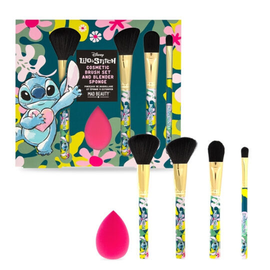 Disney Lilo and Stitch Cosmetic Brush Set by Mad Beauty