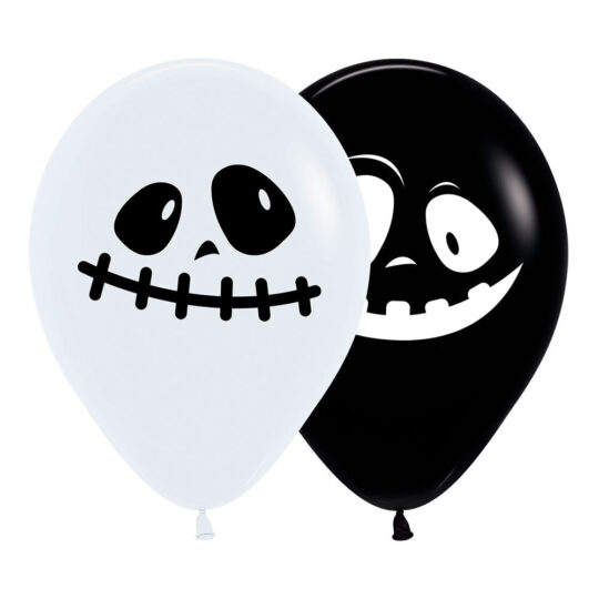 Ghosts Latex Balloons Pack of 10