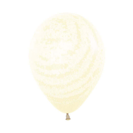 Graffiti Pastel Yellow Latex Balloons Pack of 50