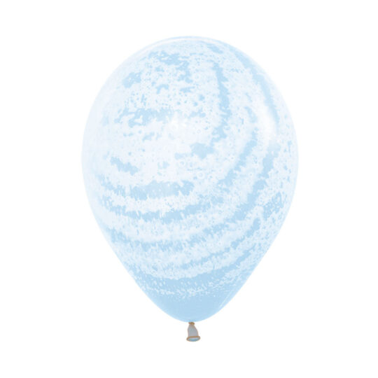 Graffiti Pastel Blue Latex Balloons Pack of 50