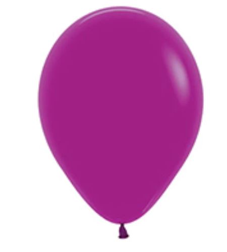 Purple Solid Latex Balloons Pack of 100