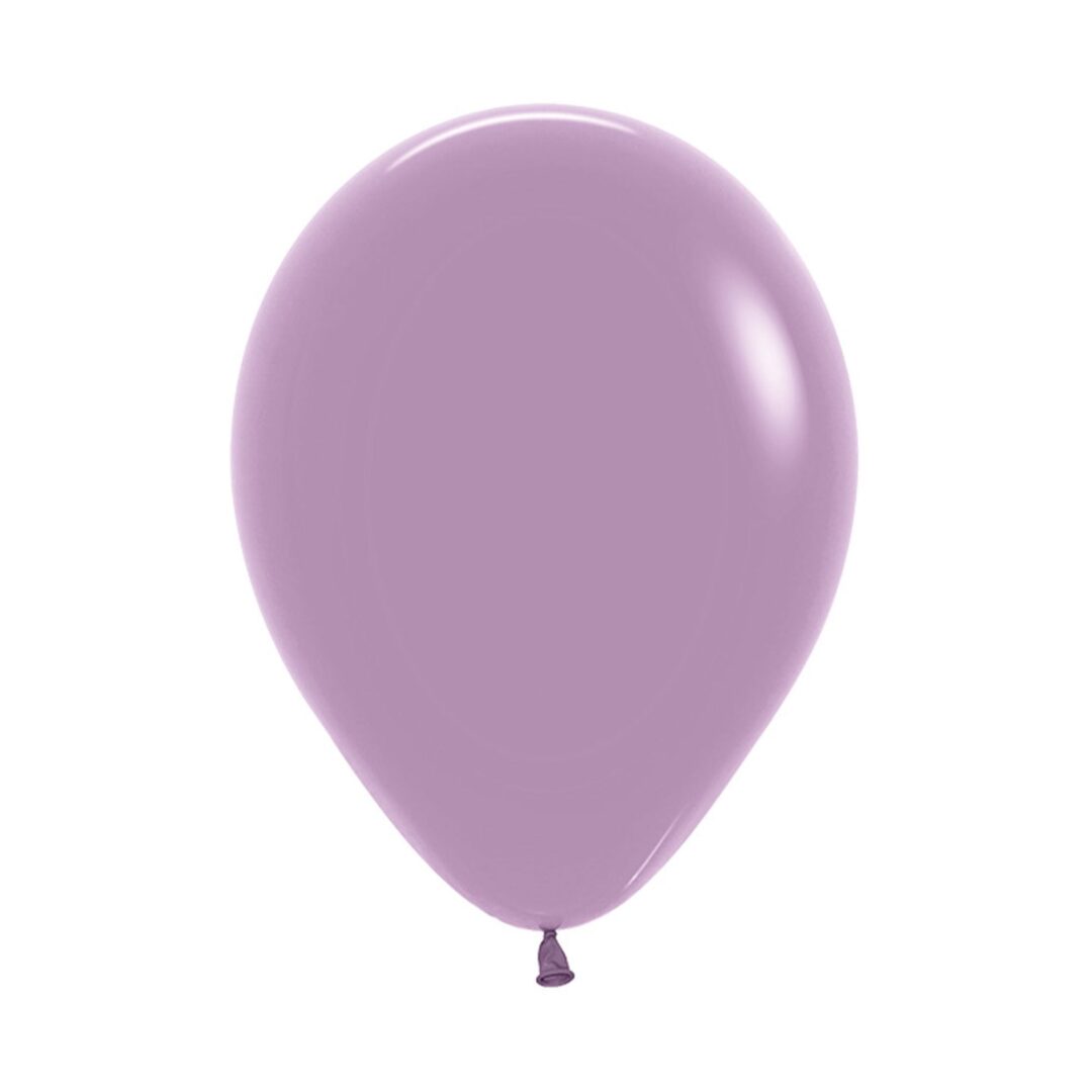 Pastel Lavender Solid Latex Balloons Pack of 100