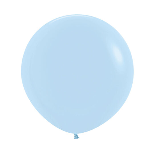 Pastel Blue 60cm Latex Balloons Pack of 3